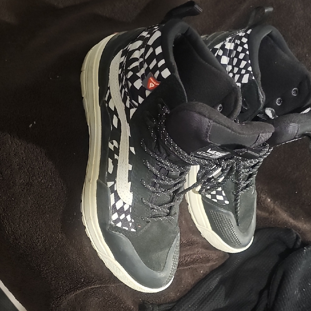 Vans Black and White Checkered High-Tops